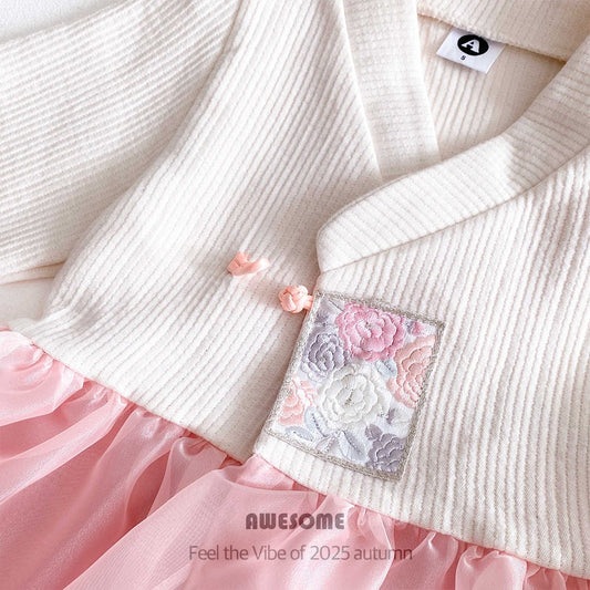 Embroidered hanbok