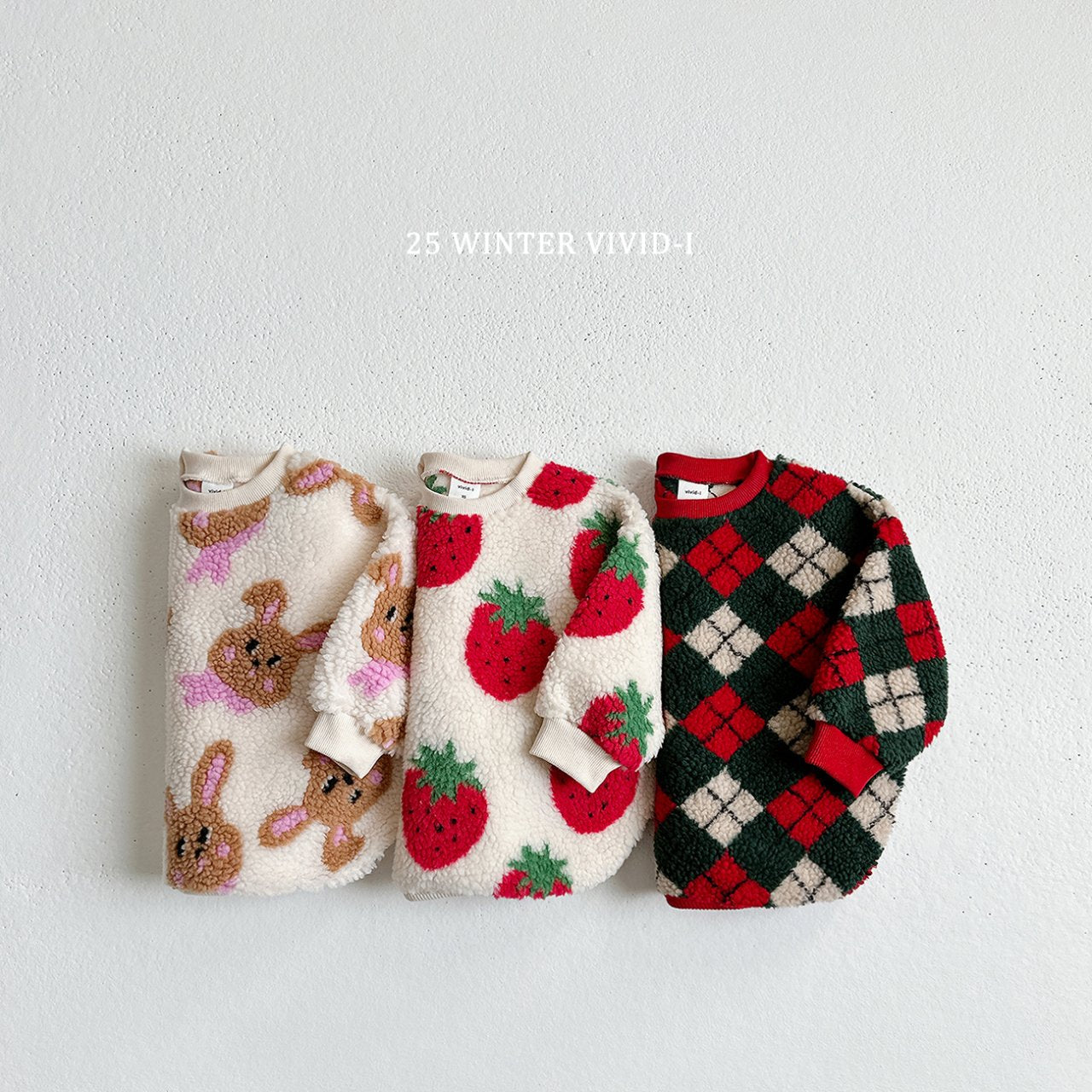 Wool pattern sweatshirt