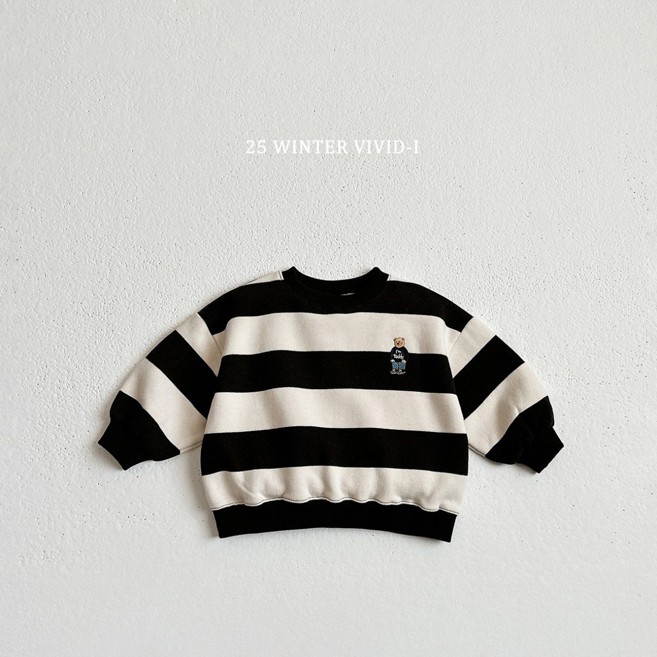 Striped bear sweatshirt