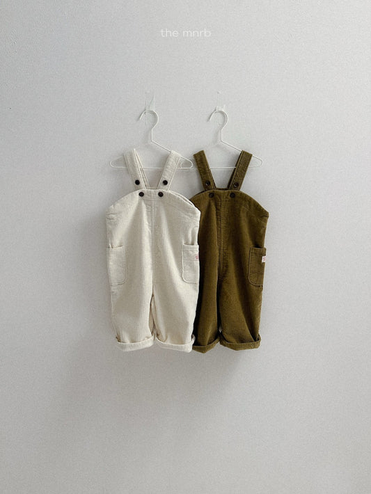 Olive overalls