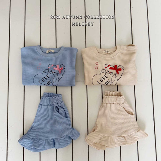 Ribbon cat waffle set