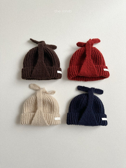 Ear flap round beanie