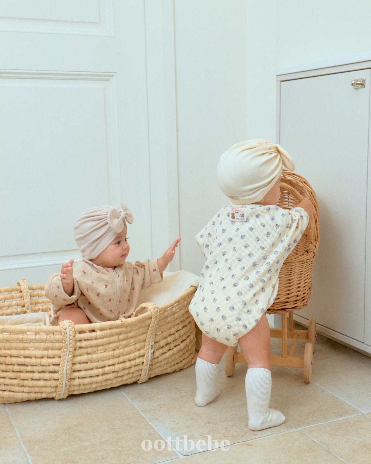 Sweet waffle anorak suit