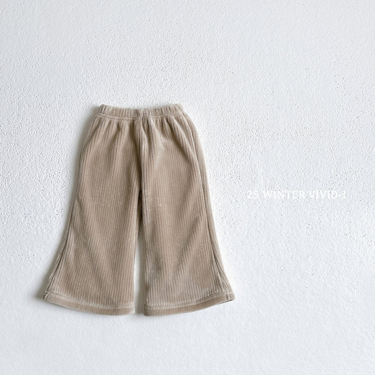 Velour bootcut pants
