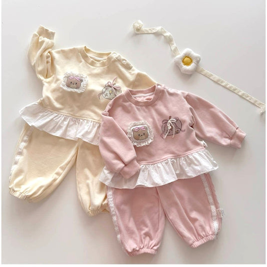 Bubble cream jogger set