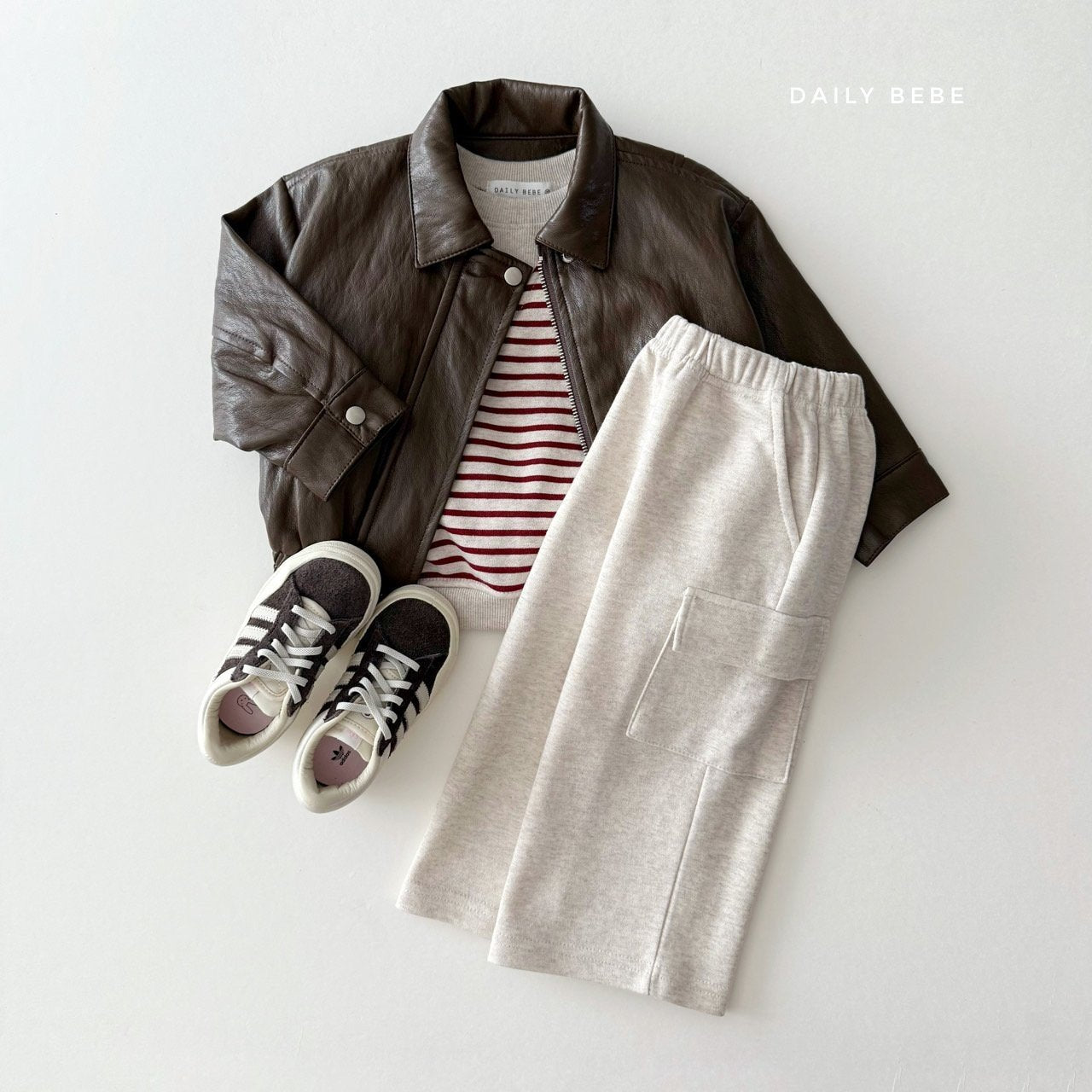 Leather kkakkha jacket