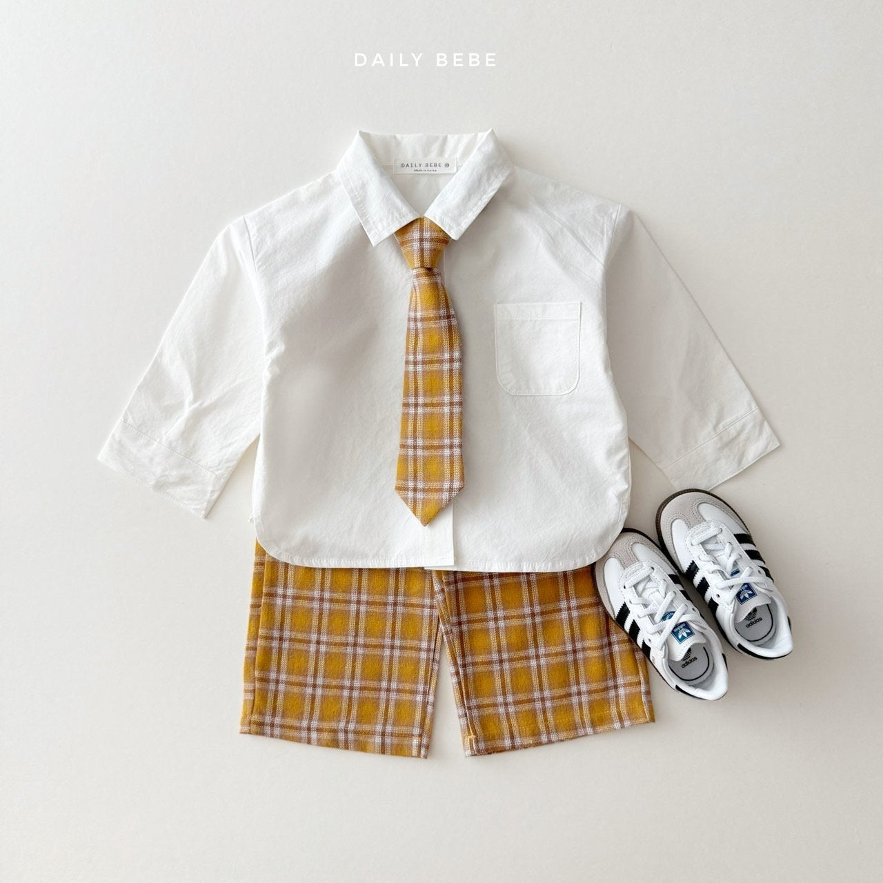 Checkered school pants