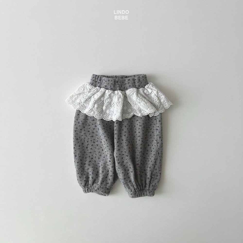 Popo waffle jogger pants