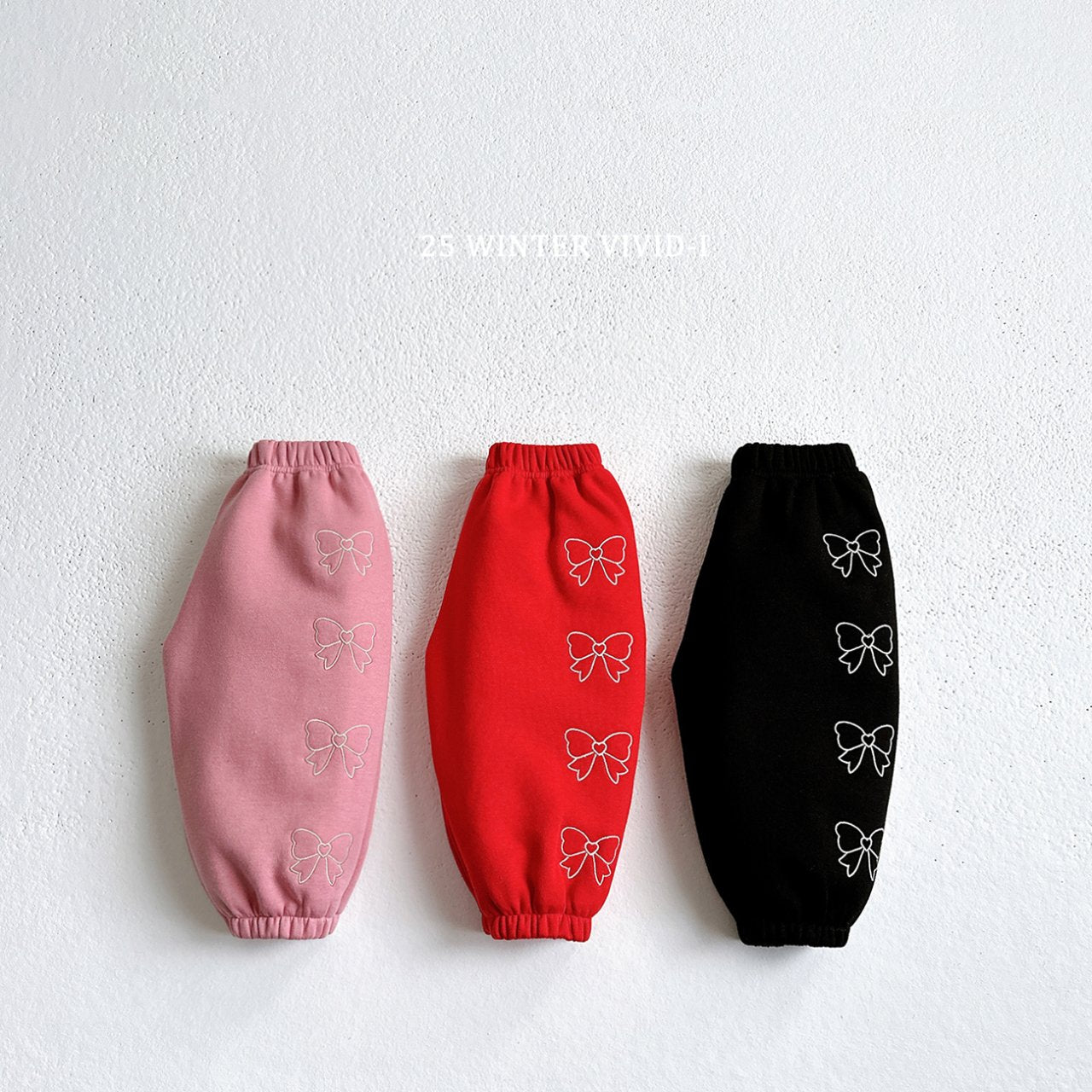 Ribbon embroidered pants