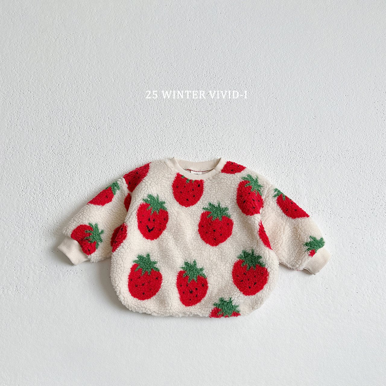 Wool pattern sweatshirt