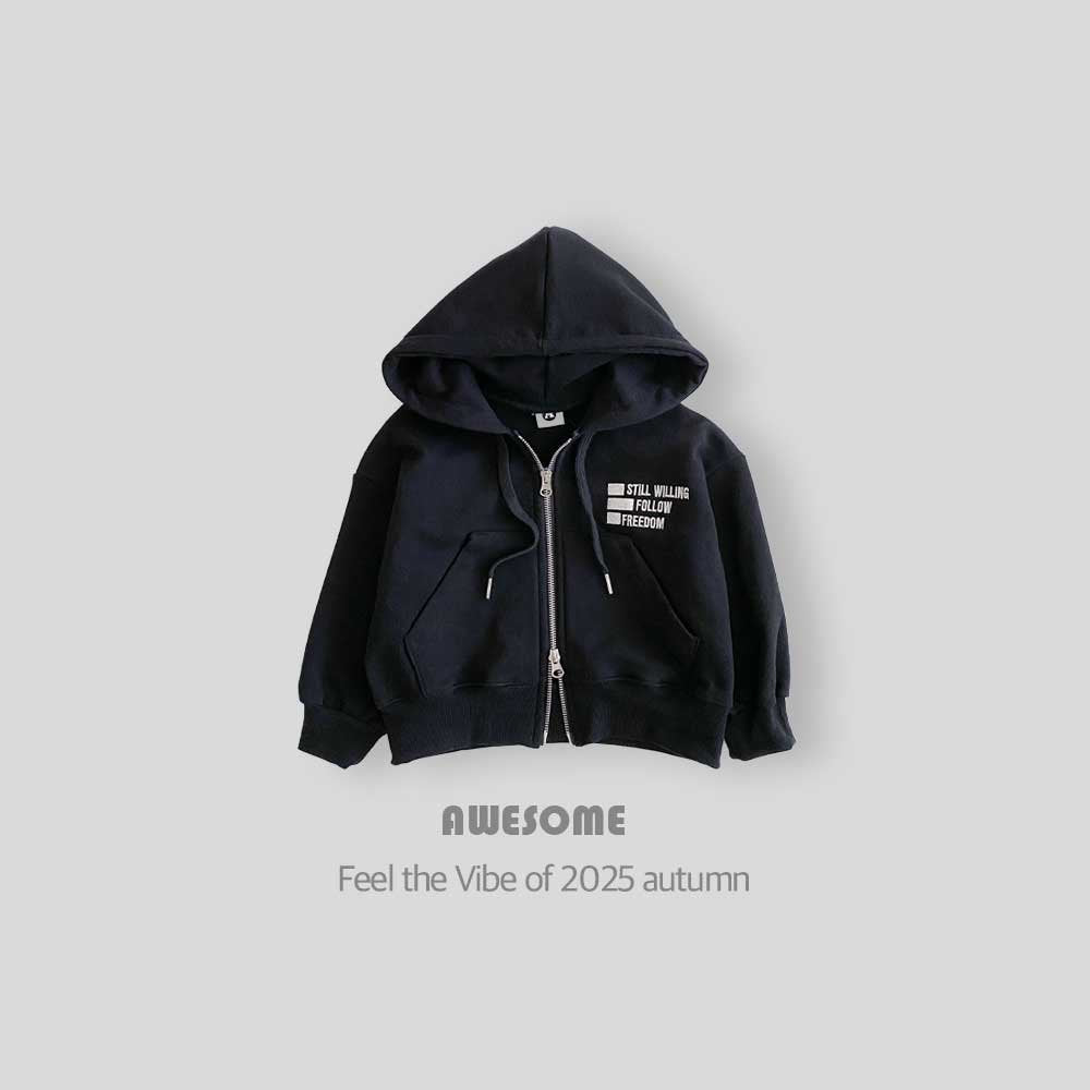 Four season 2-way hooded zip-up