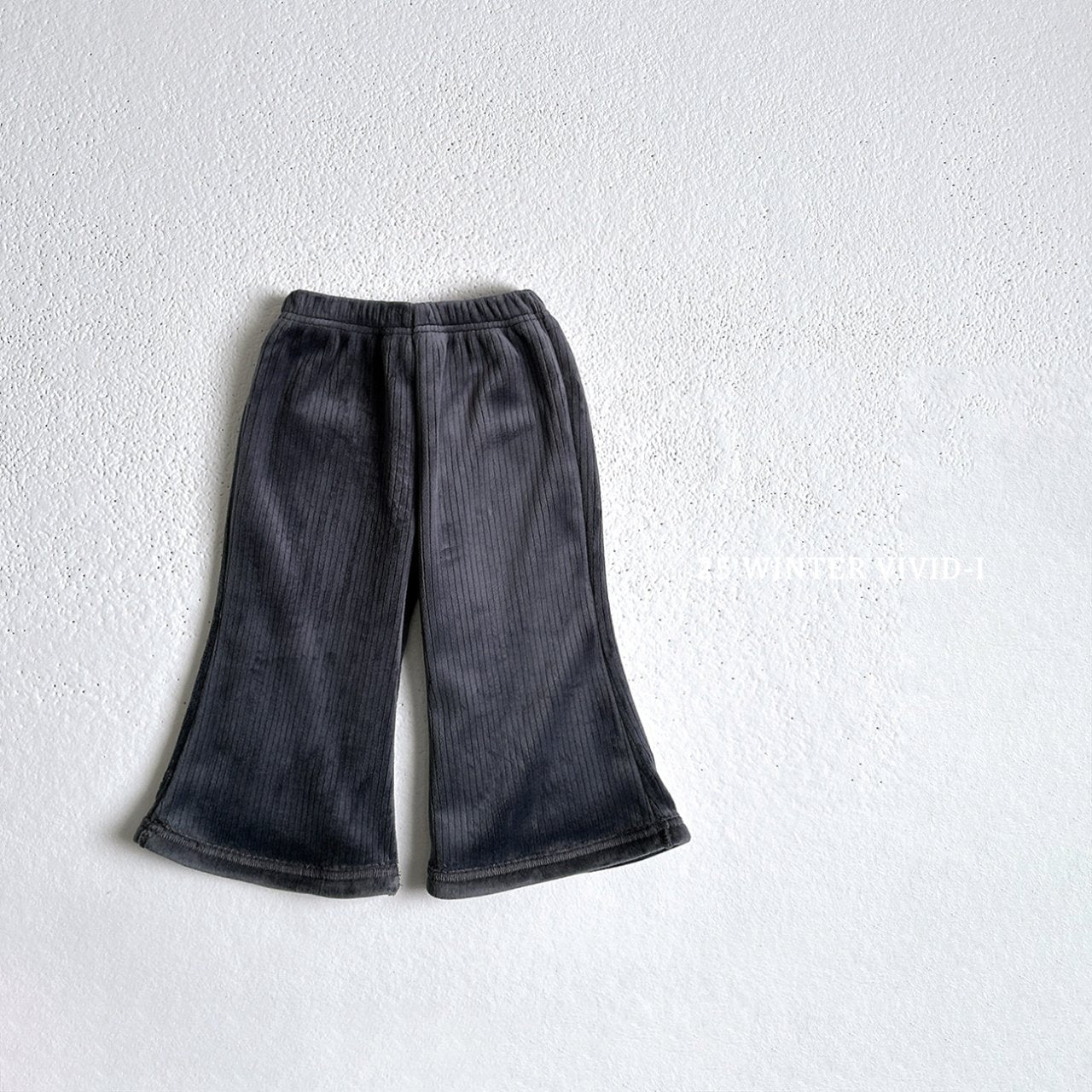 Velour bootcut pants