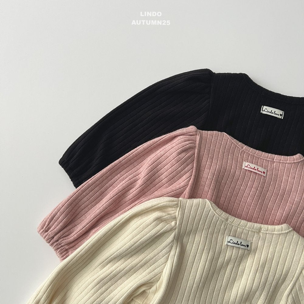 Lindo knit puff top