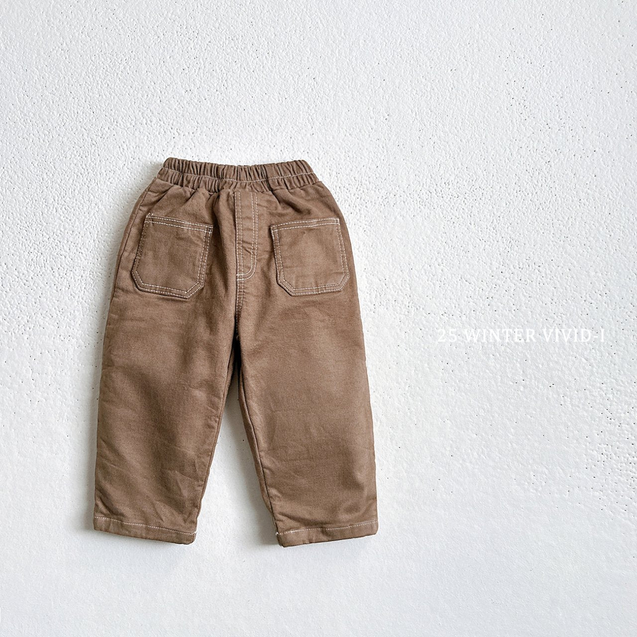 Fleece-lined stitch pants