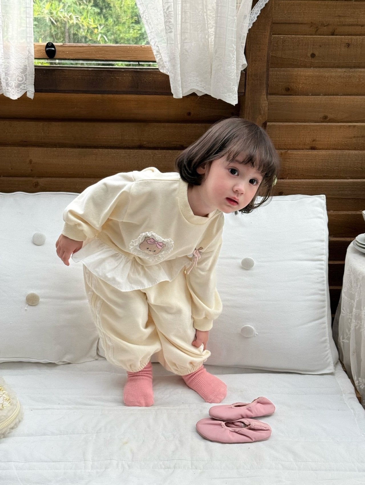 Bubble cream jogger set