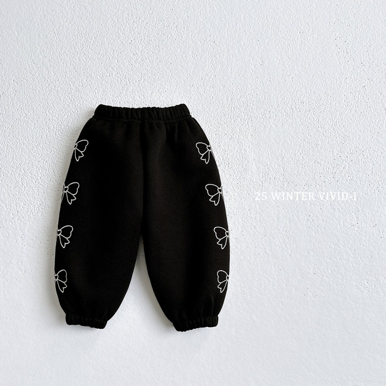 Ribbon embroidered pants