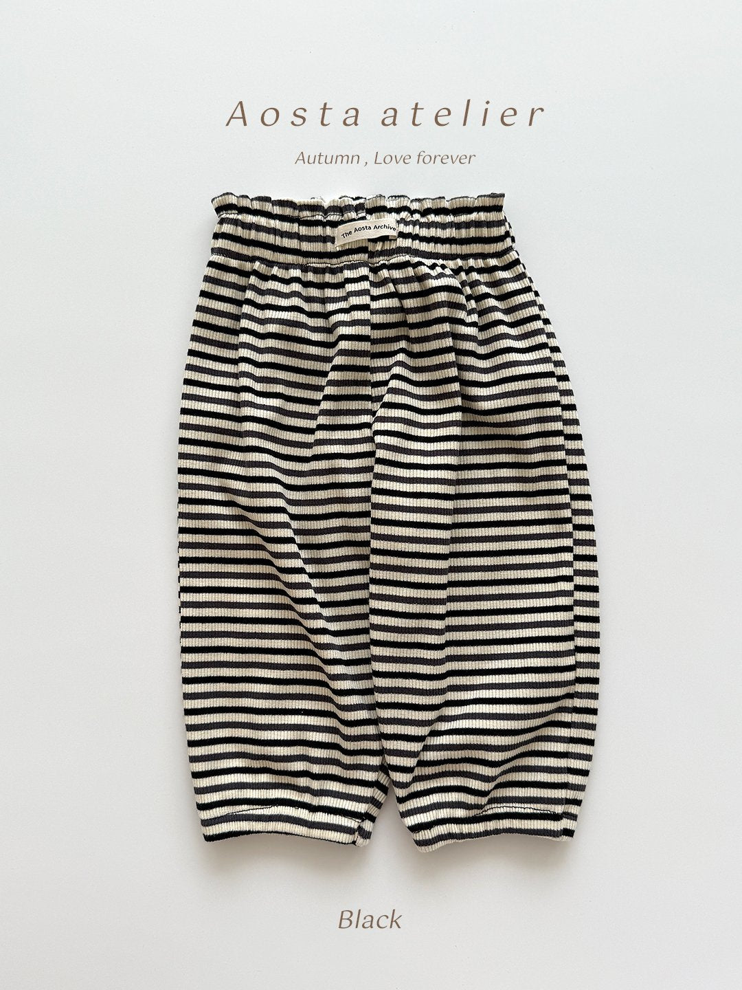 Striped chocolate pants