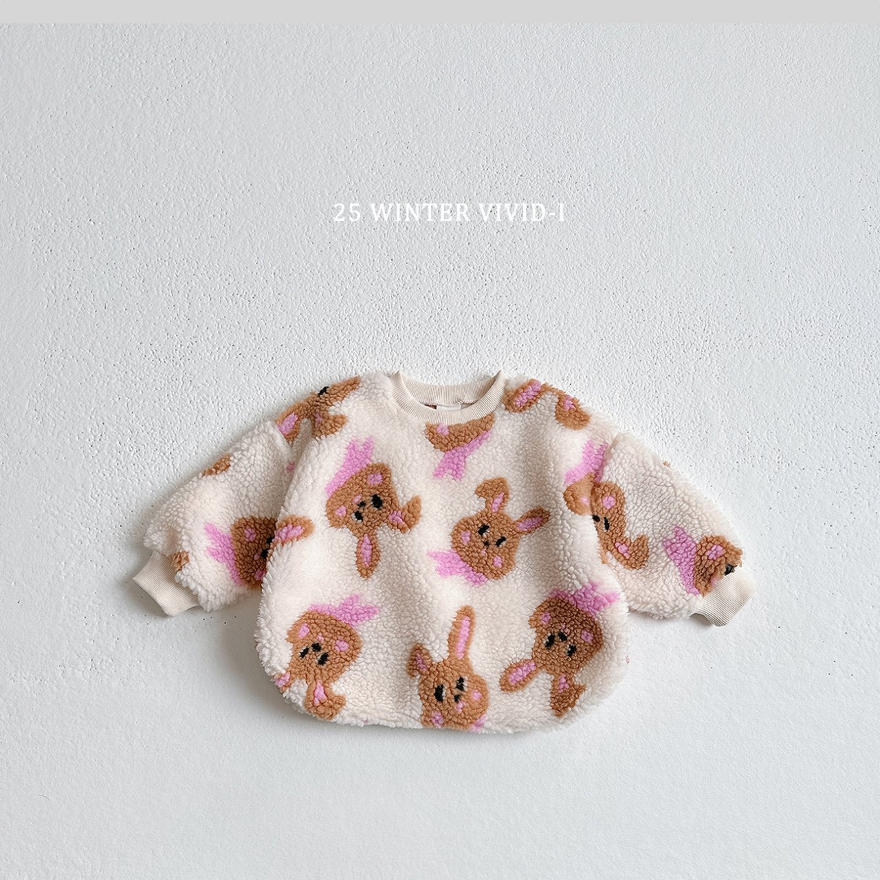Wool pattern sweatshirt
