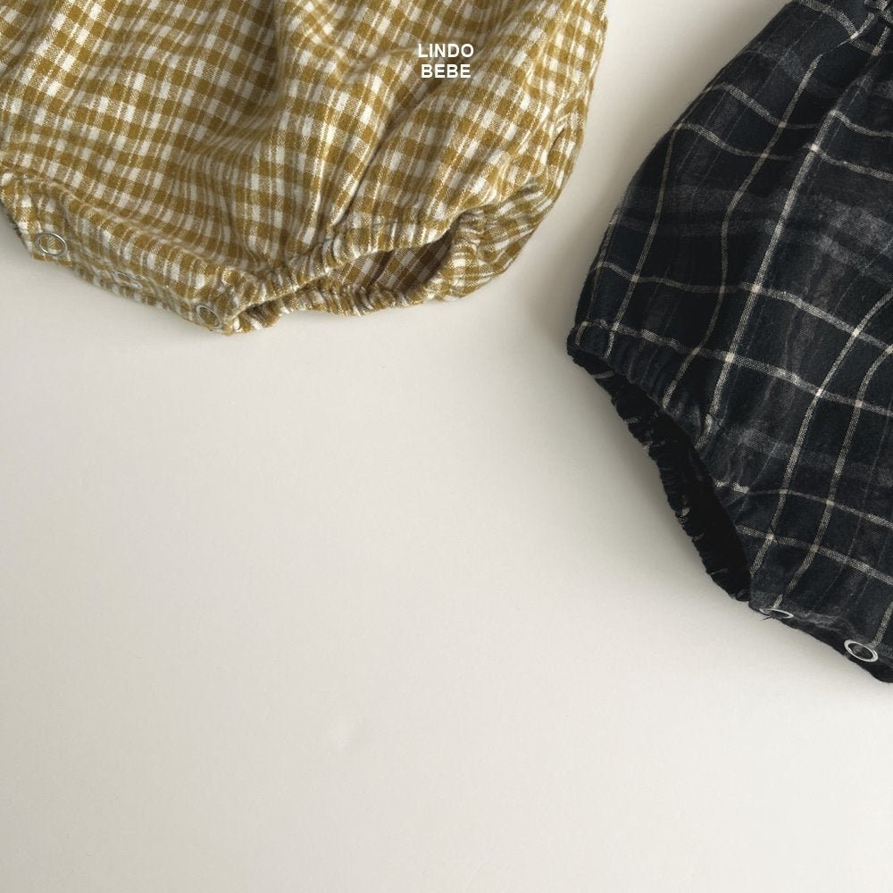 Checkered suspender bloomers