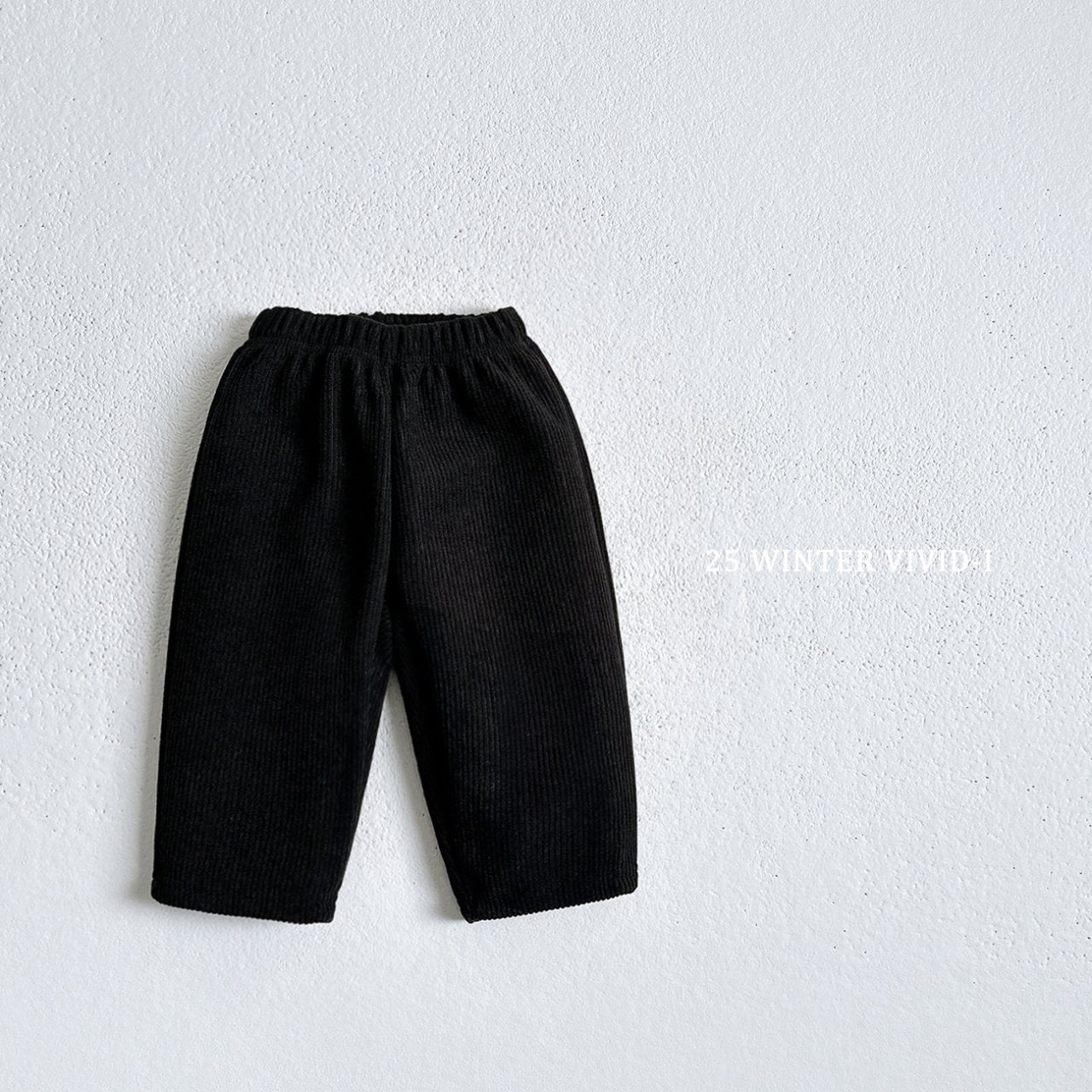 Soft fleece corduroy pants