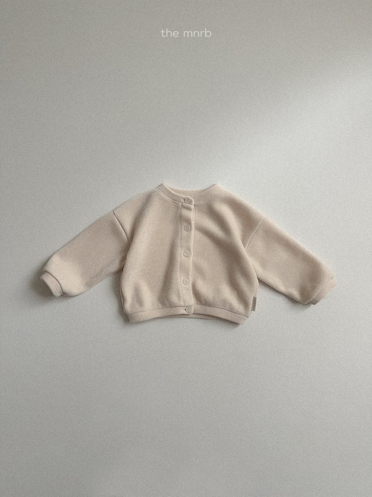 Velour cardigan