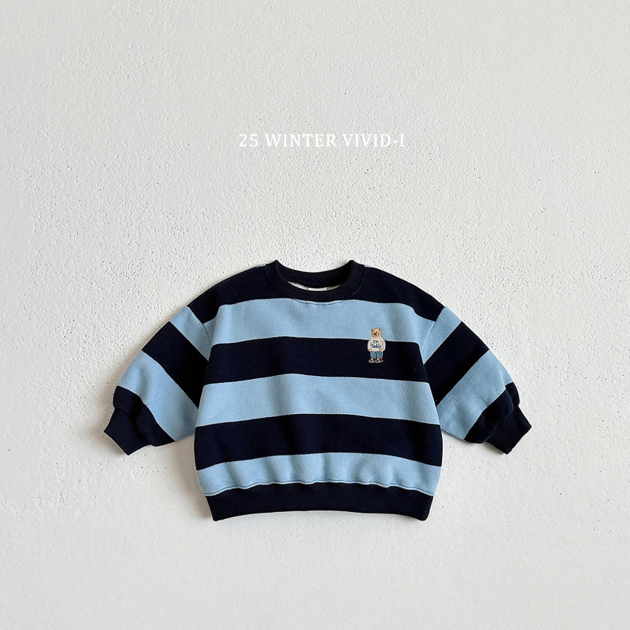 Striped bear sweatshirt