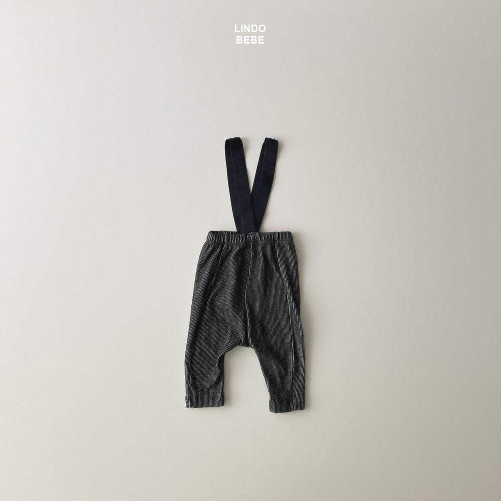 Ribbed suspender leggings