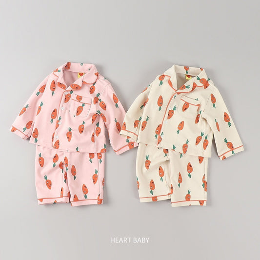 Carrot pajama set