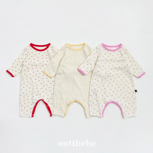 Flower berry onesie