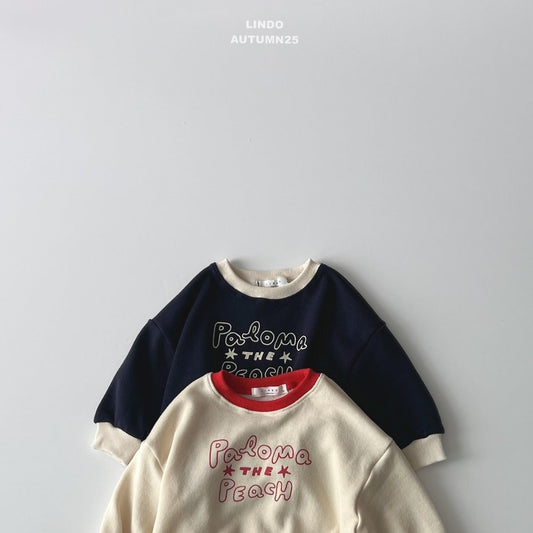 Doodi peach sweatshirt