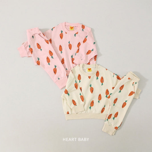 Carrot top bottom set