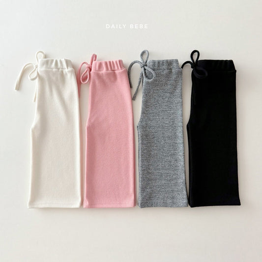 Wide knit pants
