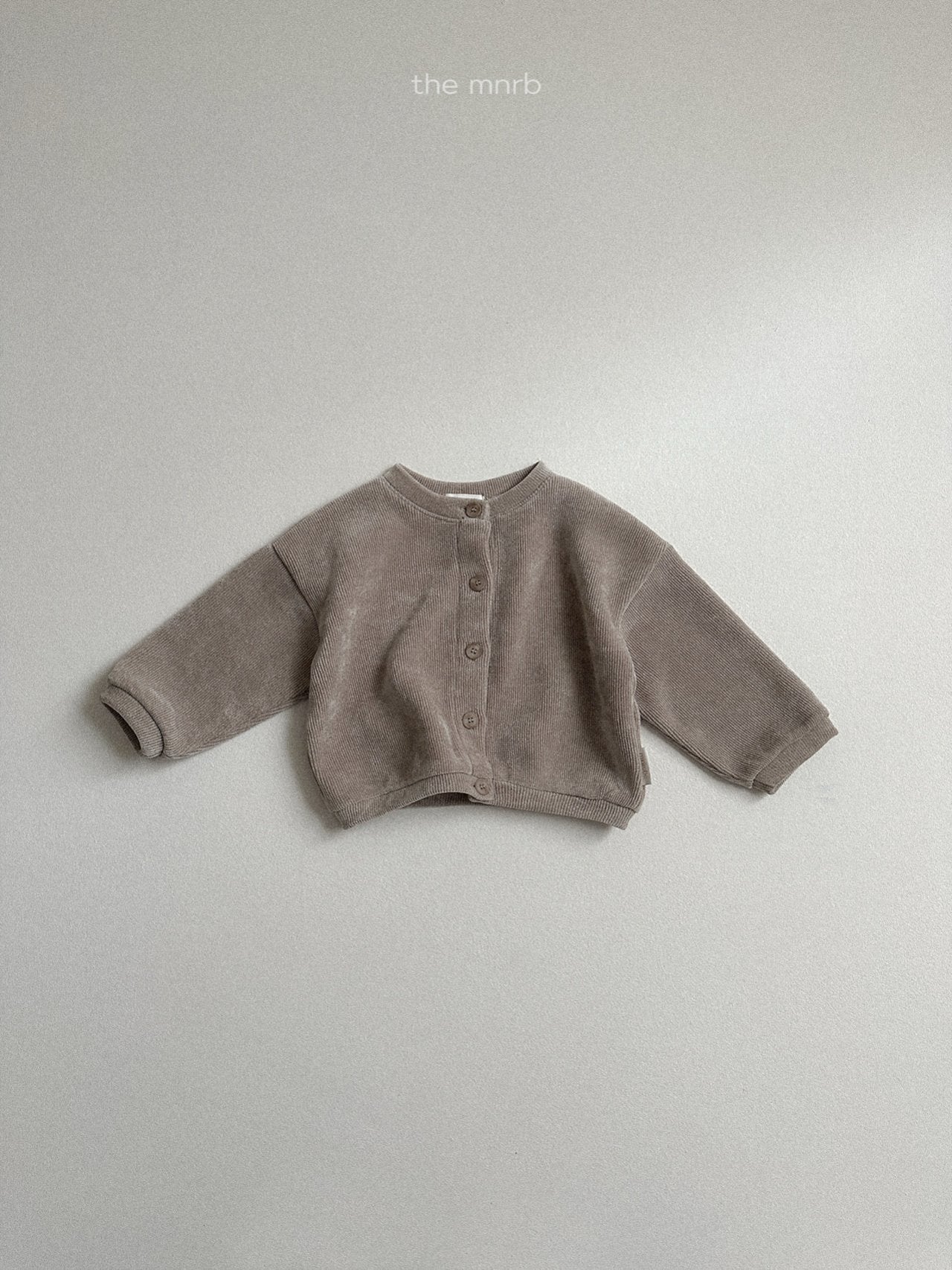Velour cardigan
