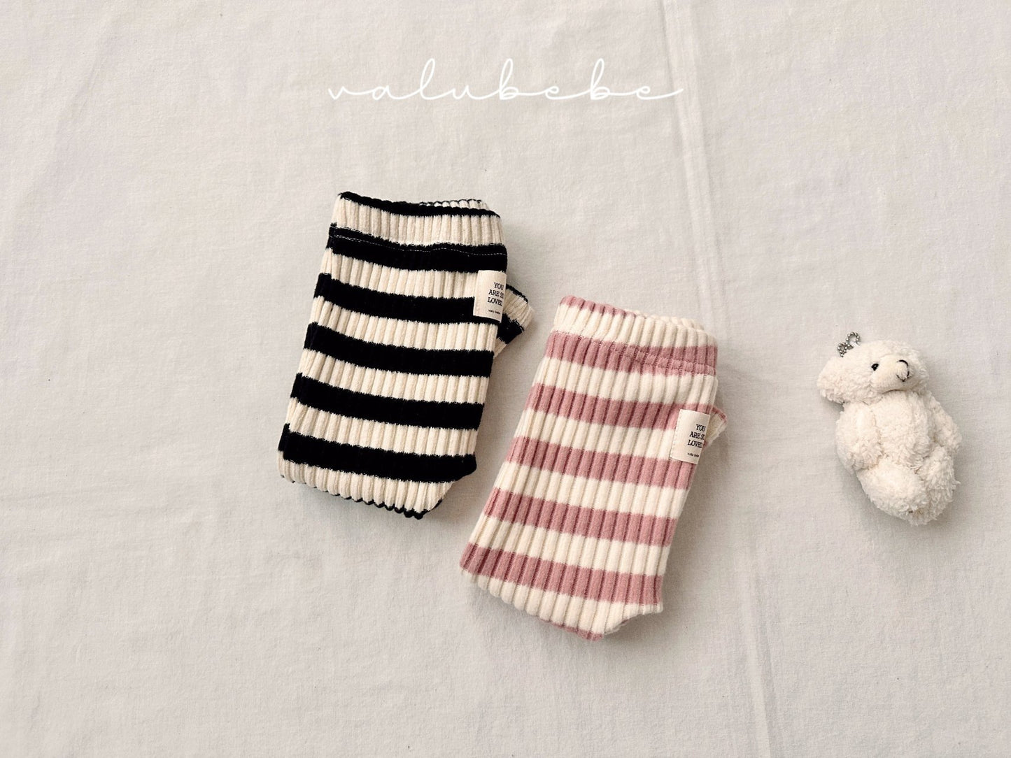 Baby striped leggings
