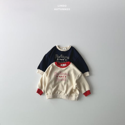 Doodi peach sweatshirt