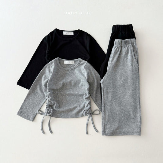Side shirring set