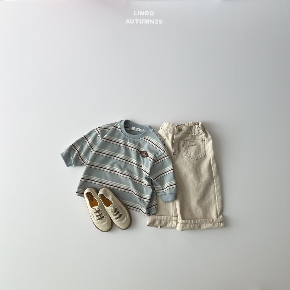 Wind denim pants