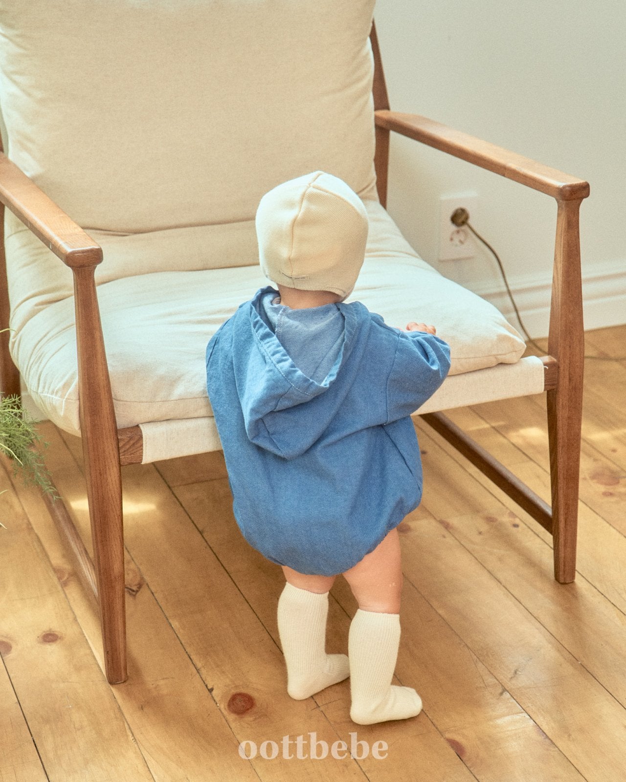 Stitched hoodie onesie