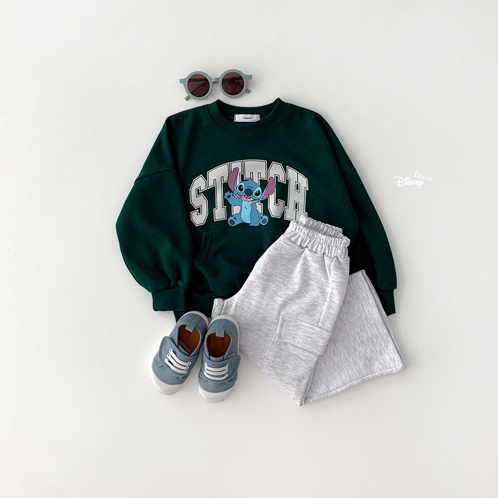 Stitch kangaroo sweatshirt