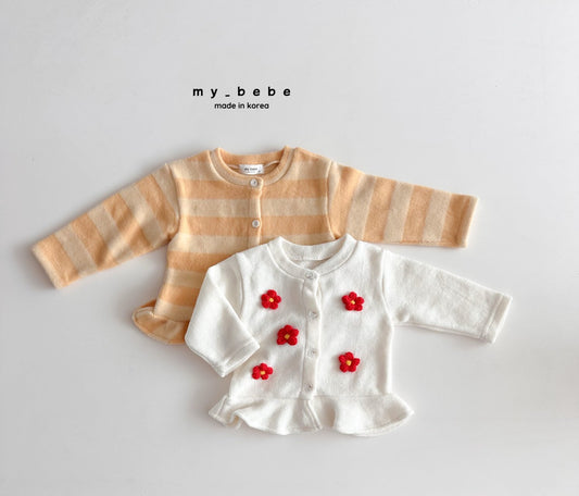 Frilled cardigan