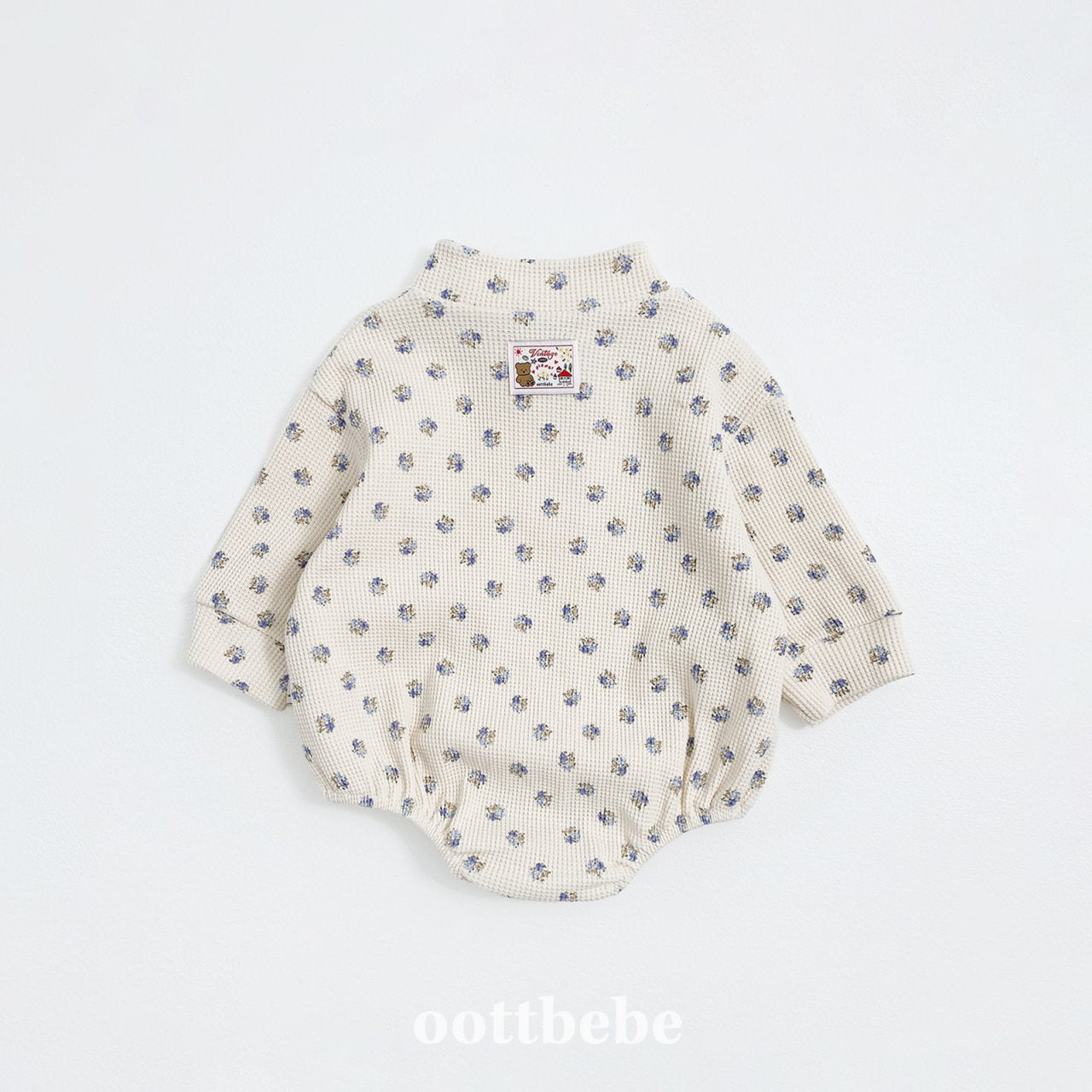 Sweet waffle anorak suit