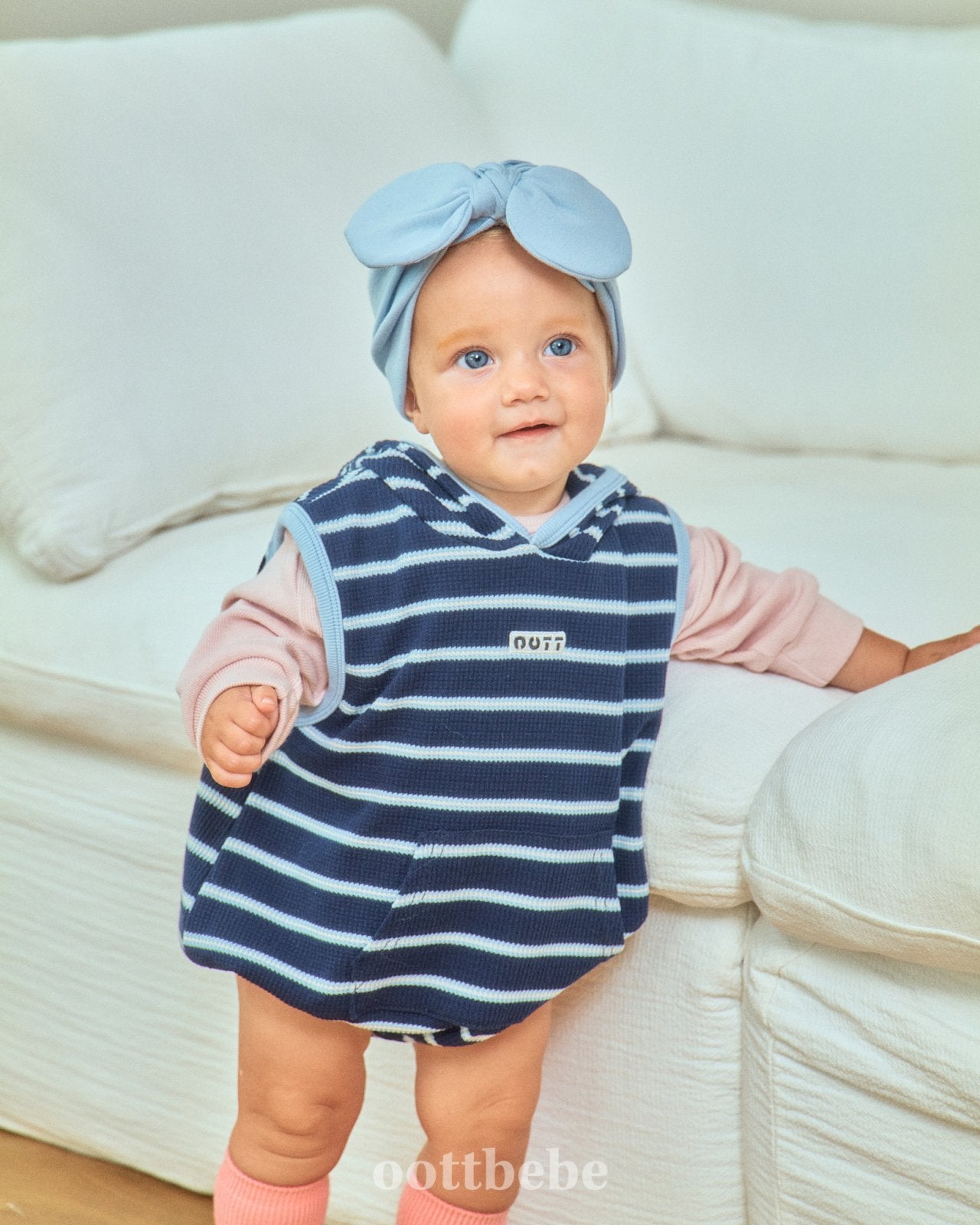 Urban stripes onesie