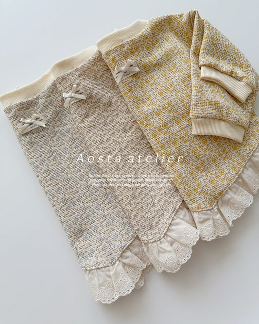 Lace bonbon sweatshirt