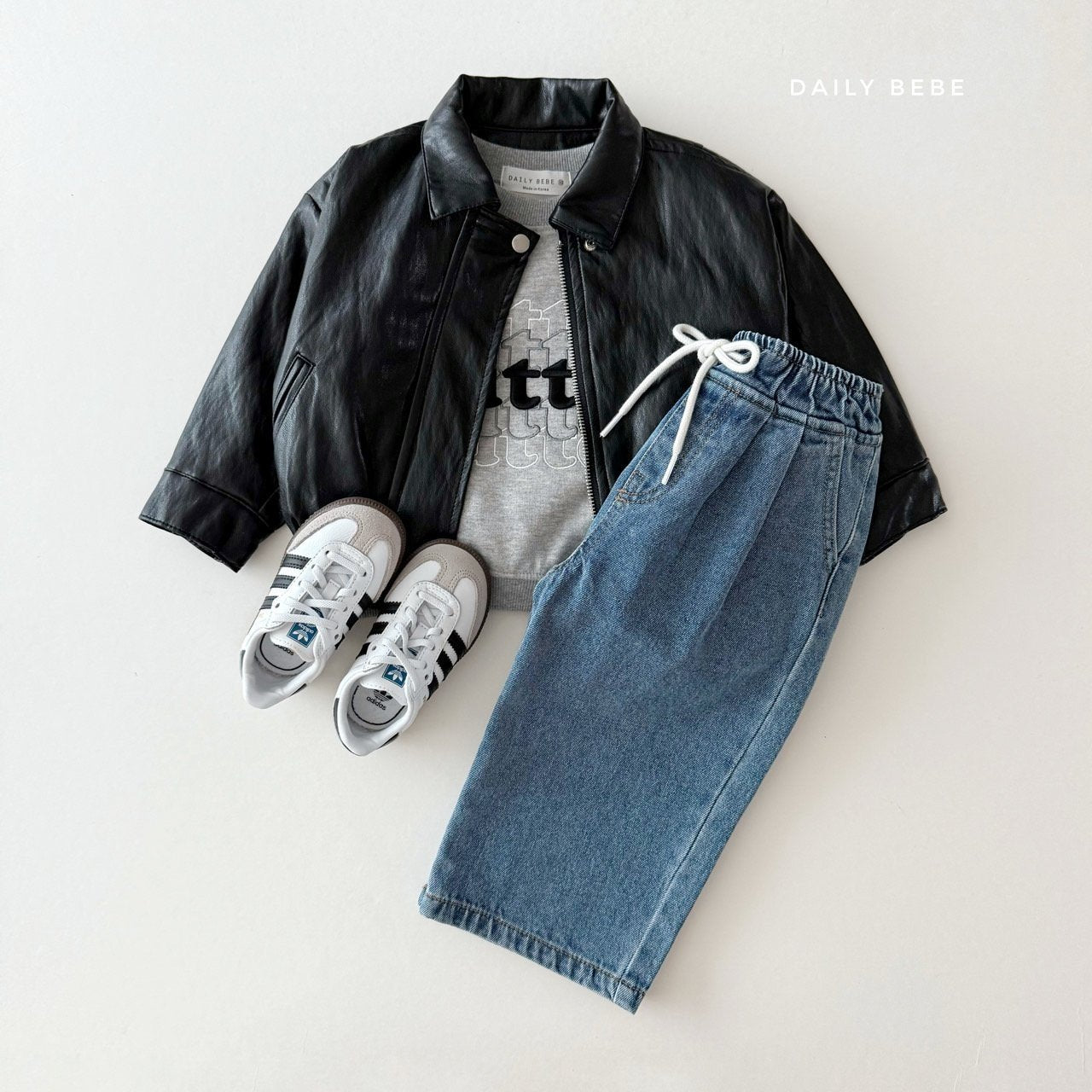 Leather kkakkha jacket