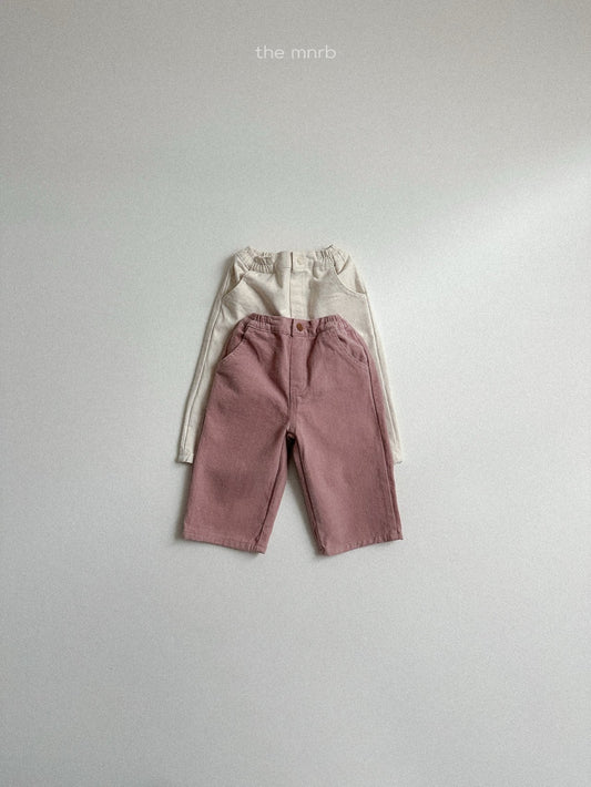 Basic straight pants