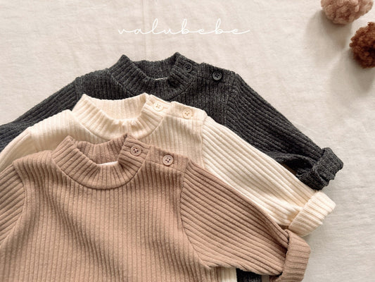 Soft mock turtleneck