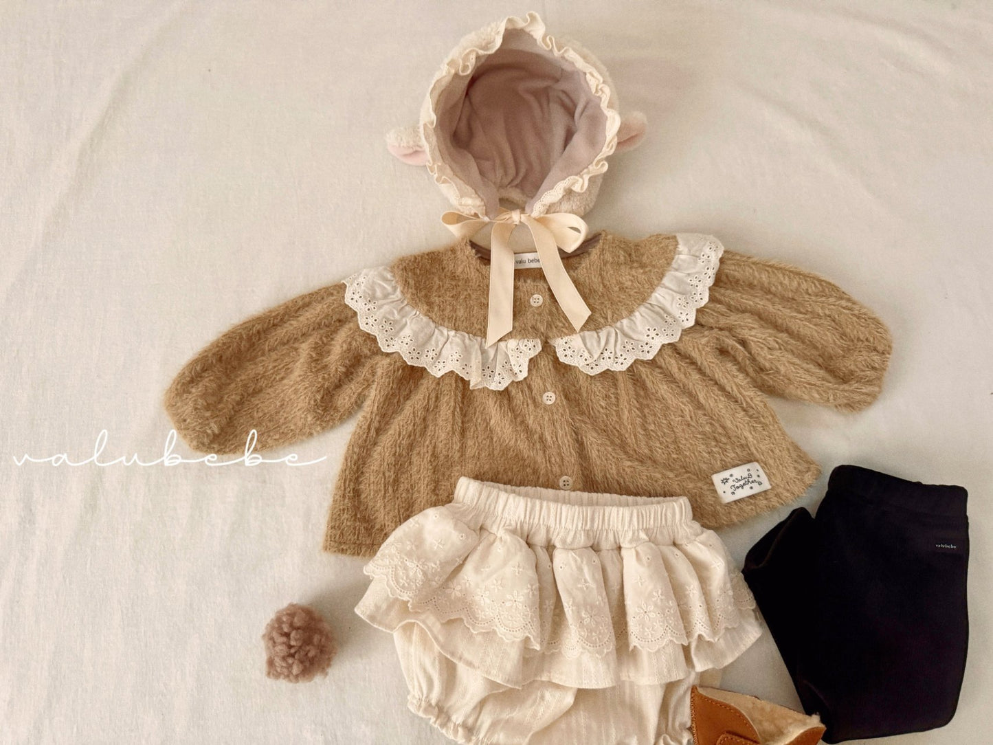 Lace yolk cardigan