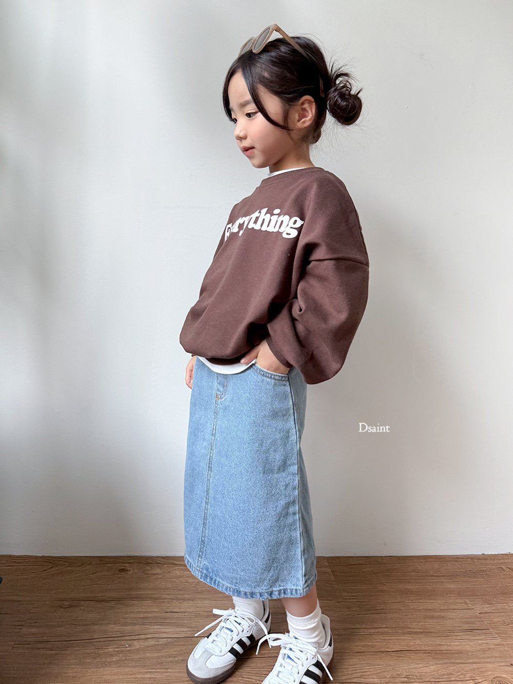 Half open skirt