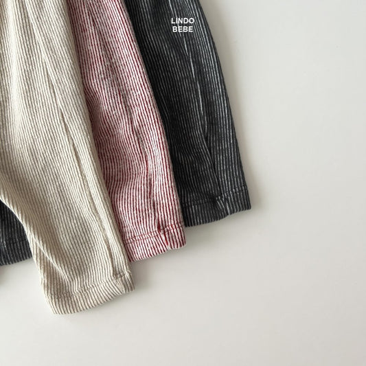 Ribbed suspender leggings