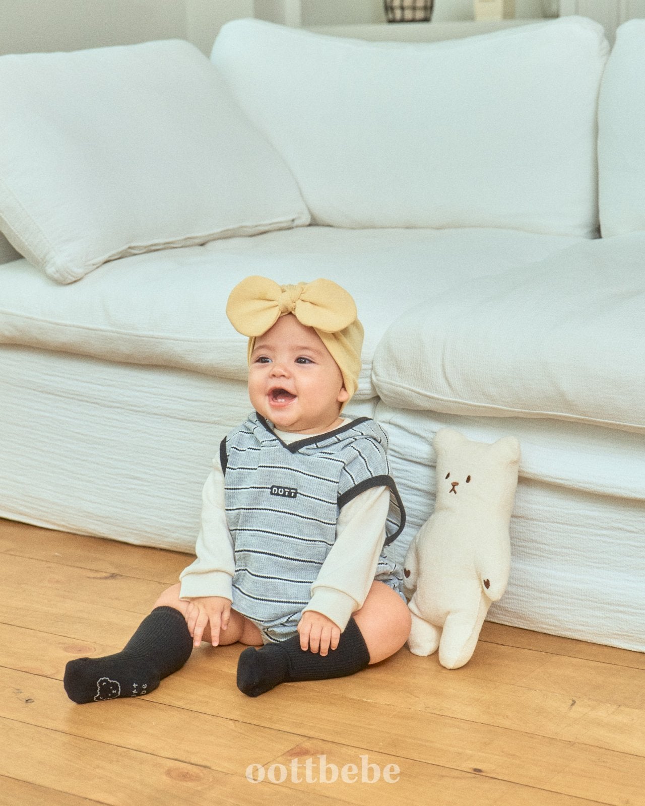 Urban stripes onesie